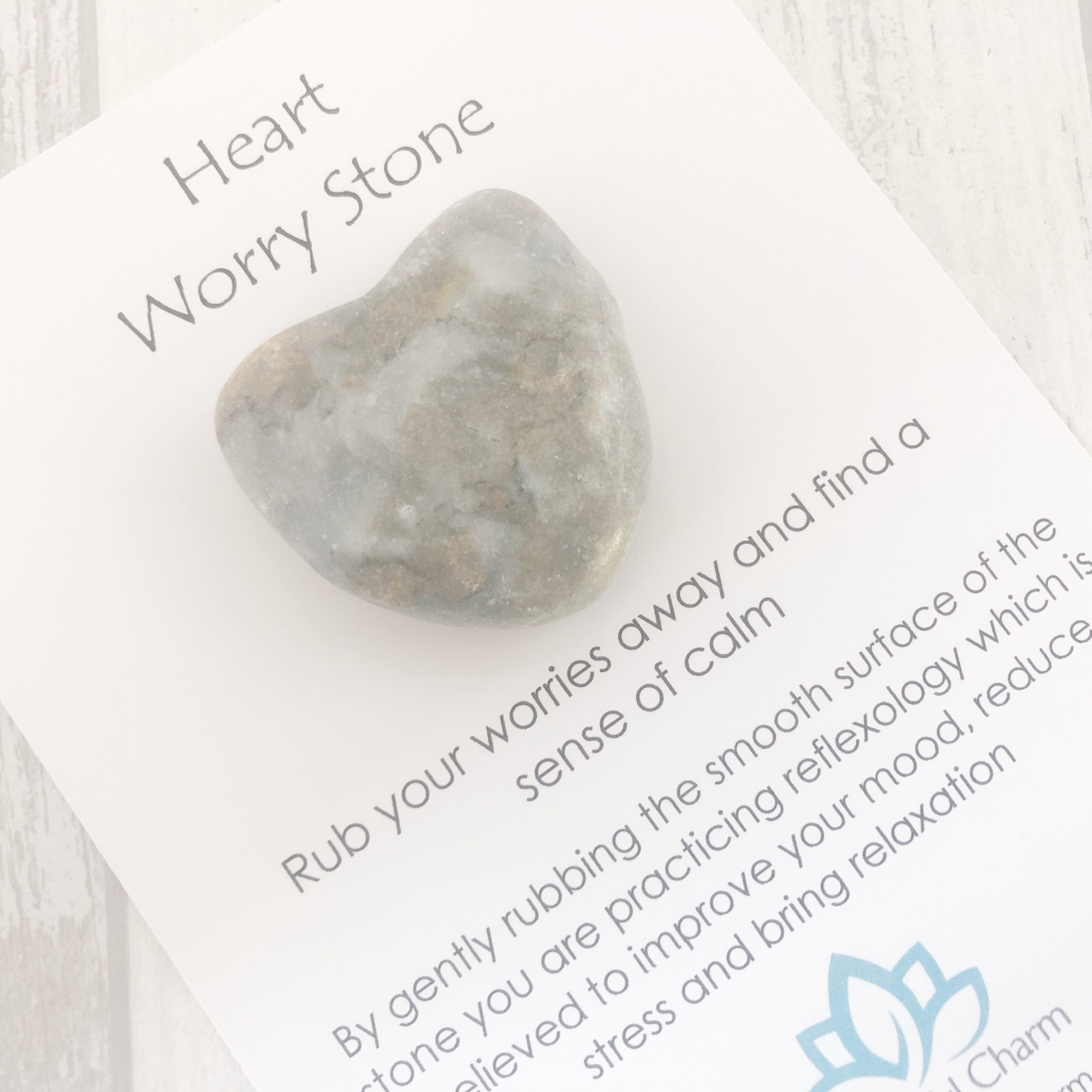Heart Worry Stone, Worry Stones, Support Gift, Mental Health, Anxiety Stone